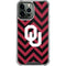 University of Oklahoma Sooners Chevron iPhone 13 Pro Max Clear Case