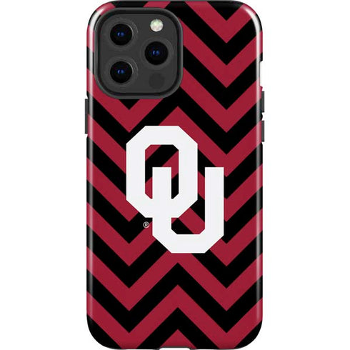 University of Oklahoma Sooners Chevron iPhone 13 Pro Max Impact Case