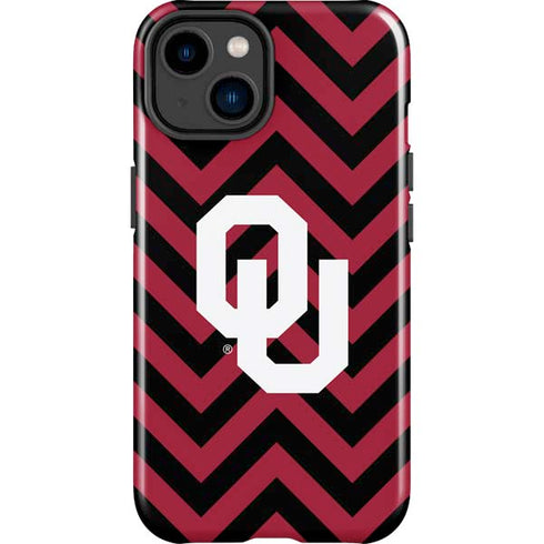 University of Oklahoma Sooners Chevron iPhone 15 Plus Impact Case