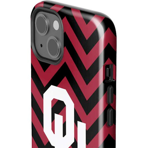 University of Oklahoma Sooners Chevron iPhone 15 Plus Impact Case
