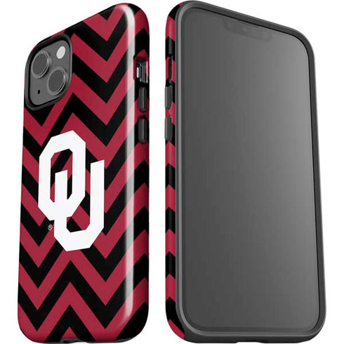 University of Oklahoma Sooners Chevron iPhone 14 Plus Impact Case