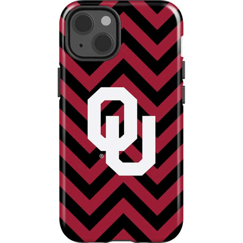 University of Oklahoma Sooners Chevron iPhone 15 Impact Case