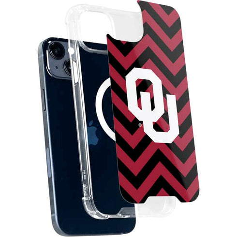 University of Oklahoma Sooners Chevron iPhone 15 Plus MagSafe Case