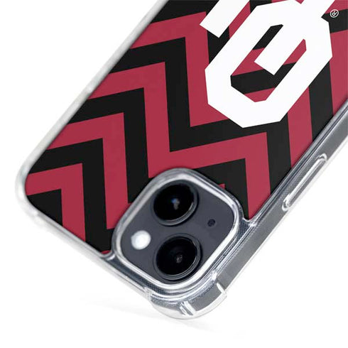 University of Oklahoma Sooners Chevron iPhone 15 Plus MagSafe Case