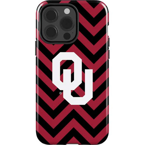 University of Oklahoma Sooners Chevron iPhone 14 Pro Impact Case