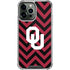 University of Oklahoma Sooners Chevron iPhone 14 Pro Max Clear Case