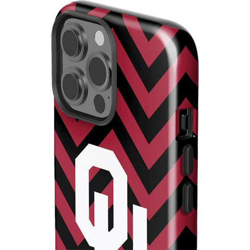 University of Oklahoma Sooners Chevron iPhone 15 Pro Max Impact Case