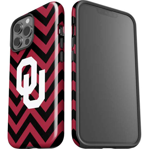 University of Oklahoma Sooners Chevron iPhone 15 Pro Max Impact Case