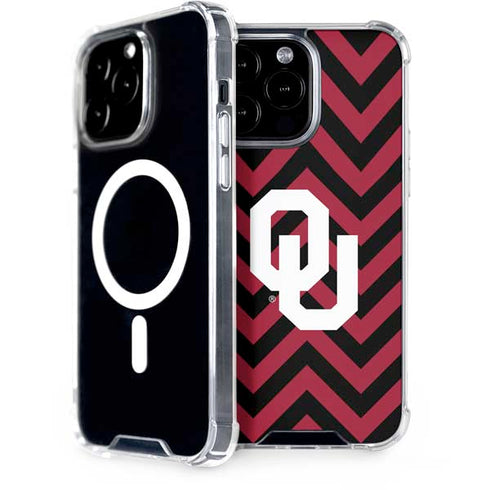 University of Oklahoma Sooners Chevron iPhone 15 Pro Max MagSafe Case