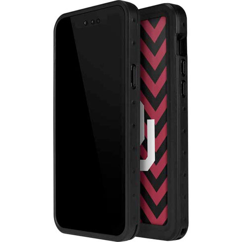 University of Oklahoma Sooners Chevron iPhone 14 Pro Max Waterproof Case