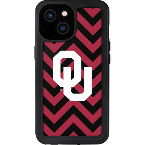 University of Oklahoma Sooners Chevron iPhone 15 Waterproof Case