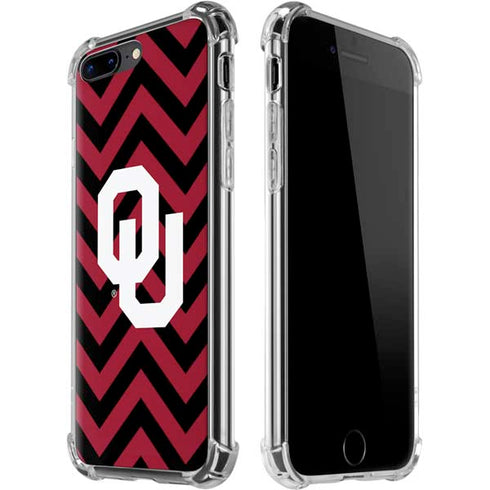 University of Oklahoma Sooners Chevron iPhone 7/8 Plus Clear Case