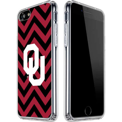 University of Oklahoma Sooners Chevron iPhone SE (2nd & 3rd Gen) Clear Case