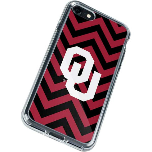 University of Oklahoma Sooners Chevron iPhone SE (2nd & 3rd Gen) Clear Case