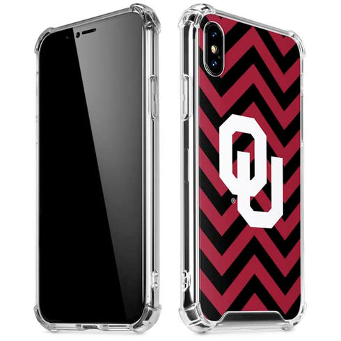 University of Oklahoma Sooners Chevron iPhone XS Max Clear Case
