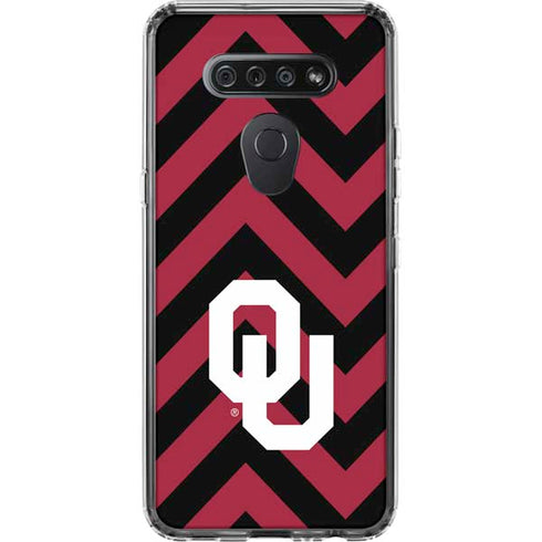 University of Oklahoma Sooners Chevron LG K51/Q51 Clear Case