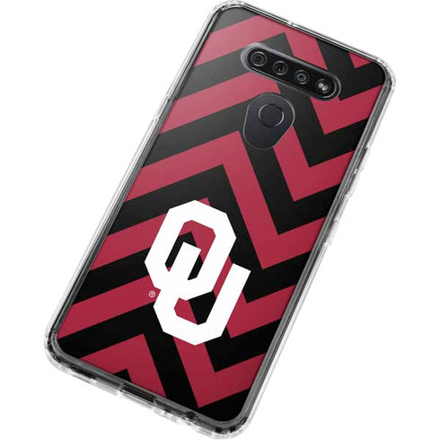 University of Oklahoma Sooners Chevron LG K51/Q51 Clear Case