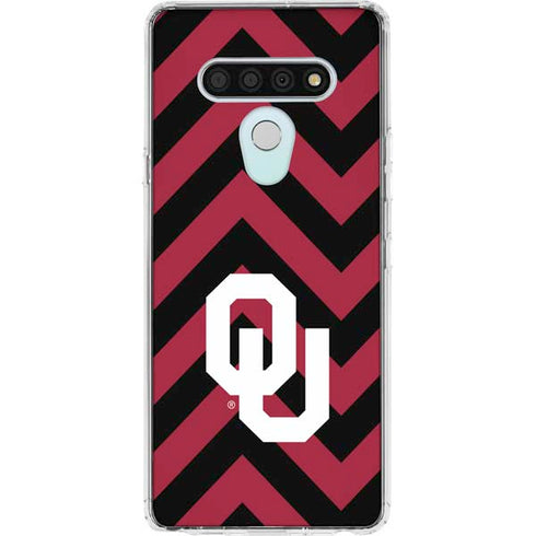 University of Oklahoma Sooners Chevron LG Stylo 6 Clear Case