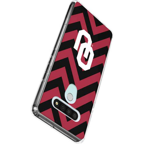University of Oklahoma Sooners Chevron LG Stylo 6 Clear Case