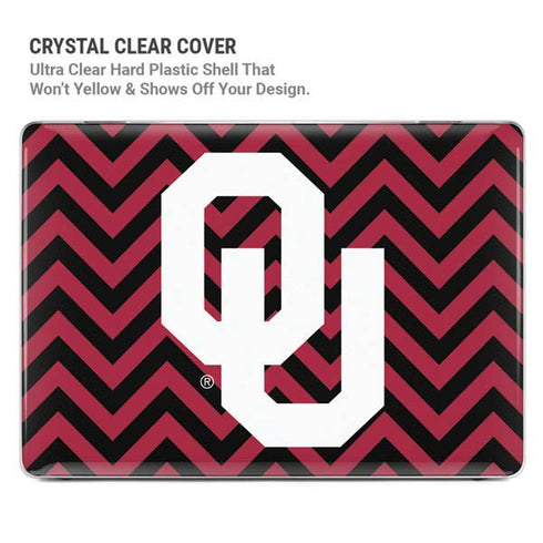 University of Oklahoma Sooners Chevron MacBook Pro 16in (2019-20) Case plus Skin