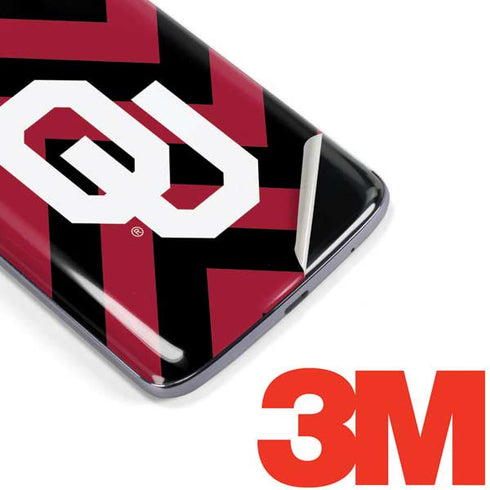 University of Oklahoma Sooners Chevron Moto E5 Plus Skin