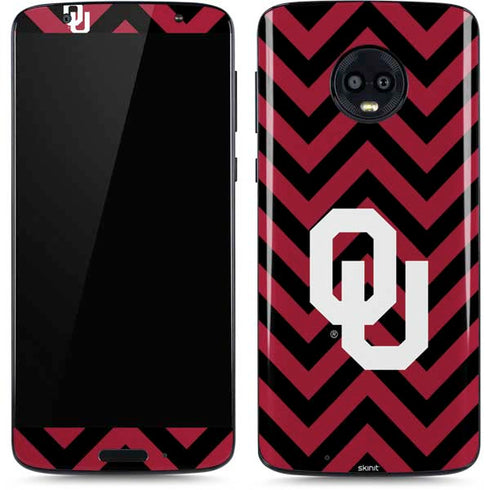 University of Oklahoma Sooners Chevron Moto G6 Skin