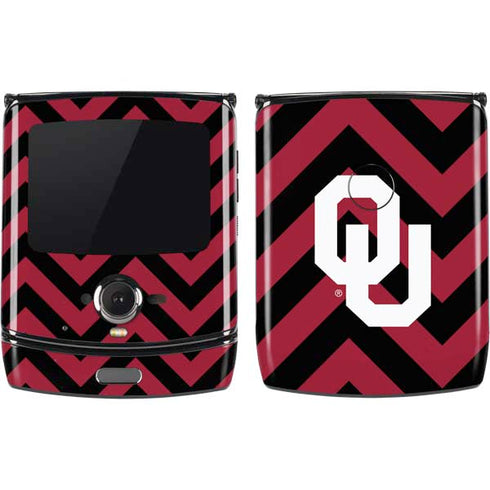 University of Oklahoma Sooners Chevron Motorola RAZR Skin