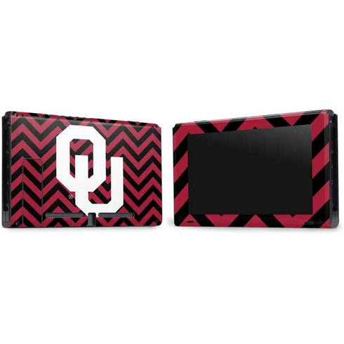 University of Oklahoma Sooners Chevron Nintendo Switch Bundle Skin