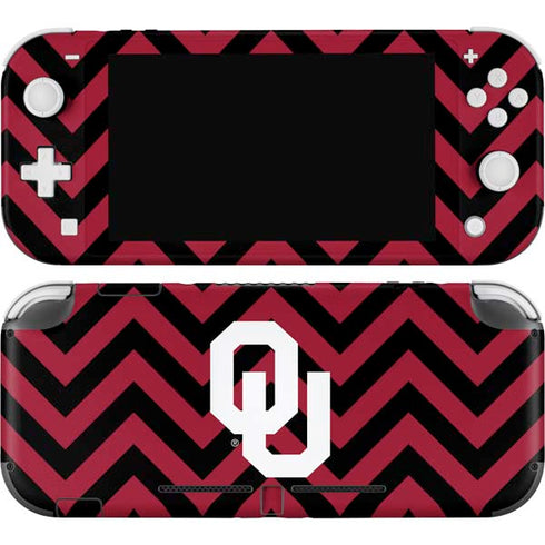 University of Oklahoma Sooners Chevron Nintendo Switch Lite Skin