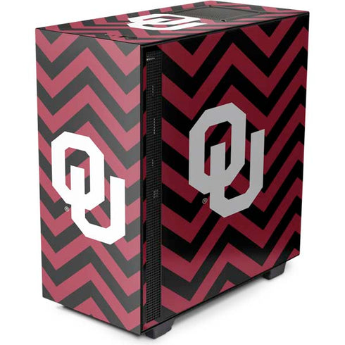 University of Oklahoma Sooners Chevron NZXT H510 Compact ATX Mid-Tower Case Skin