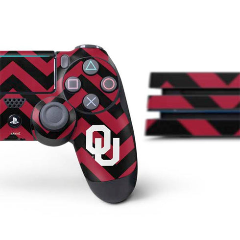 University of Oklahoma Sooners Chevron PS4 Pro Bundle Skin