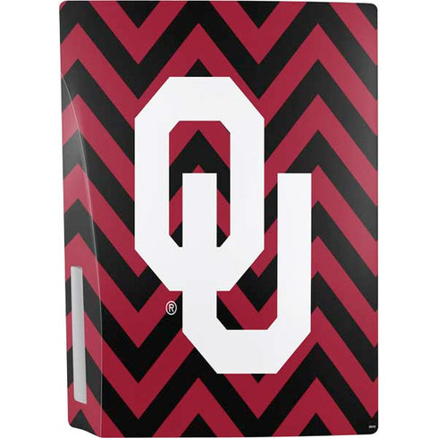 University of Oklahoma Sooners Chevron PS5 Console Skin