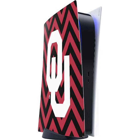 University of Oklahoma Sooners Chevron PS5 Digital Edition Console Skin