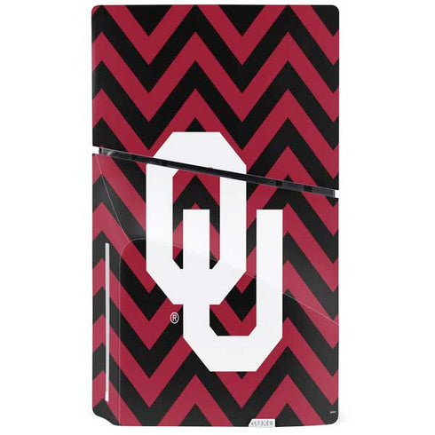 University of Oklahoma Sooners Chevron PS5 Slim Disk Bundle Skin