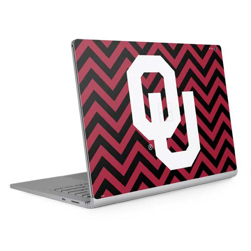 University of Oklahoma Sooners Chevron Surface Book 2 13.5in Skin