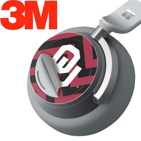 University of Oklahoma Sooners Chevron Surface Headphones Skin