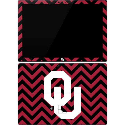 University of Oklahoma Sooners Chevron Surface Pro 7 Skin