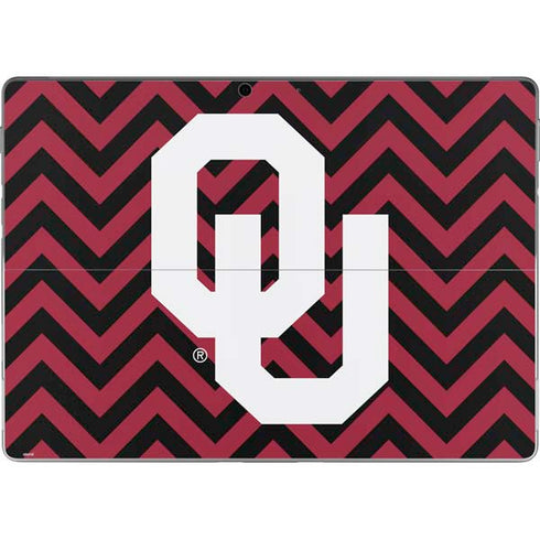 University of Oklahoma Sooners Chevron Surface Pro 8 Skin