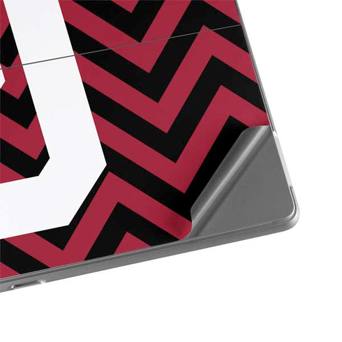 University of Oklahoma Sooners Chevron Surface Pro 8 Skin