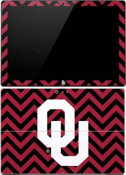 University of Oklahoma Sooners Chevron Surface Pro (2017) Skin