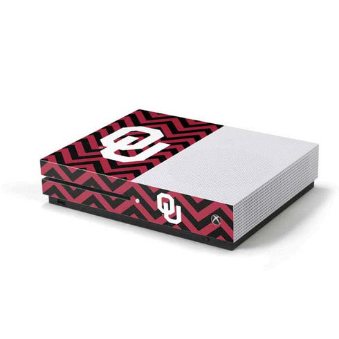 University of Oklahoma Sooners Chevron Xbox One S Console Skin