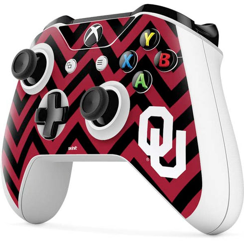 University of Oklahoma Sooners Chevron Xbox One S Controller Skin