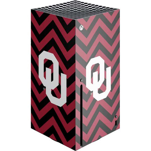 University of Oklahoma Sooners Chevron Xbox Series X Console Skin