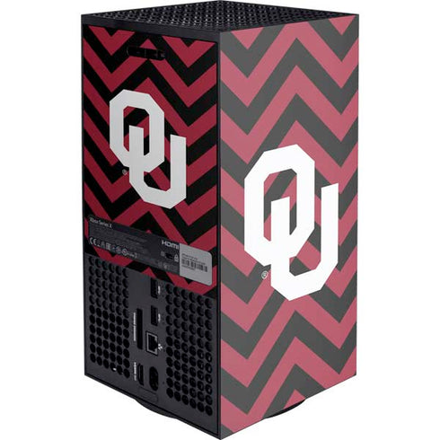 University of Oklahoma Sooners Chevron Xbox Series X Console Skin