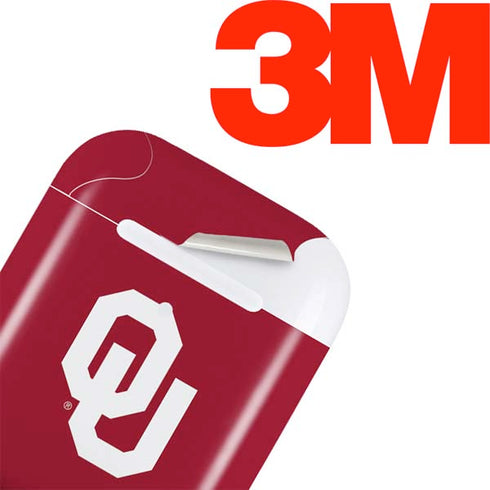 University of Oklahoma Sooners Cracked Apple AirPods 2 Skin