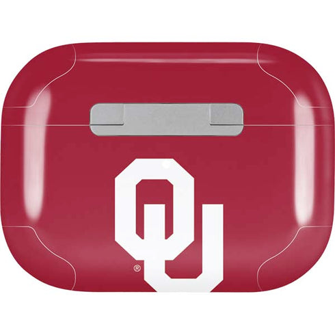 University of Oklahoma Sooners Cracked Apple AirPods Pro Skin