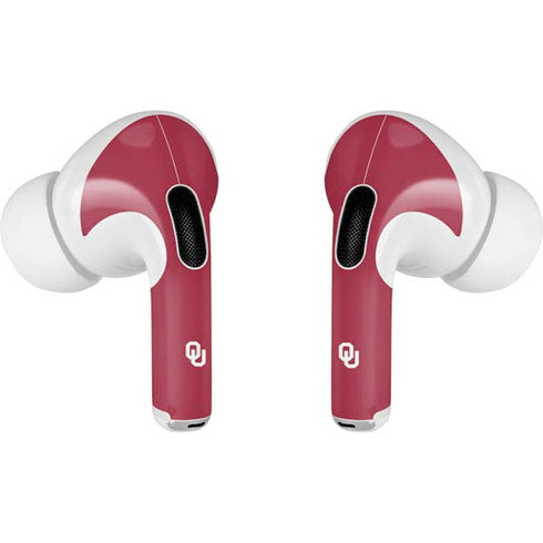 University of Oklahoma Sooners Cracked Apple AirPods Pro Skin