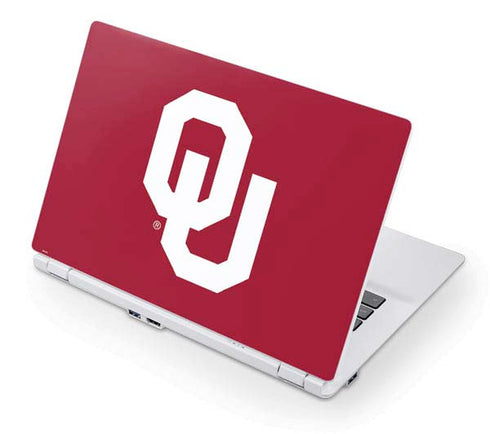 University of Oklahoma Sooners Cracked Acer Chromebook Skin