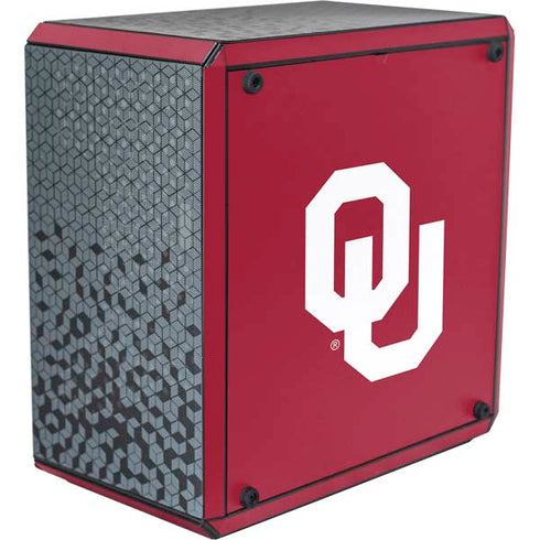 University of Oklahoma Sooners Cracked Cooler Master MasterBox Q300L Mini Tower Skin