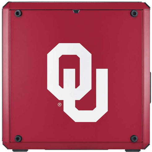University of Oklahoma Sooners Cracked Cooler Master MasterBox Q300L Mini Tower Skin